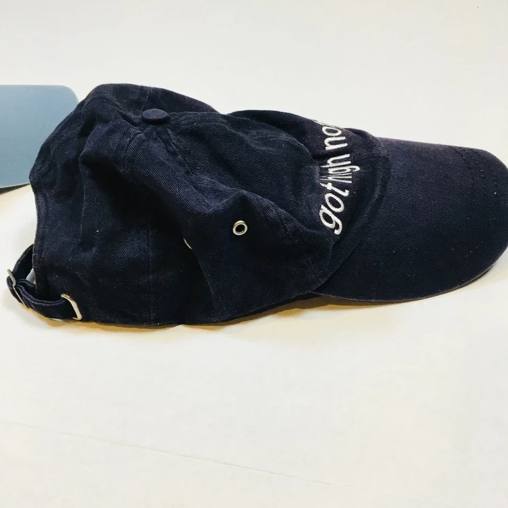 Lot 2 Vintage M/L‎ Baseball Hats Gap High Notes Flute Piccolo Blue Black Preppy